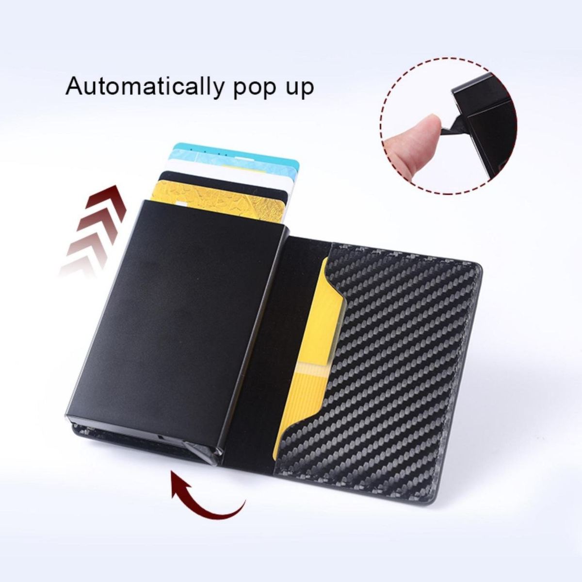 Wallet closed diagonal view